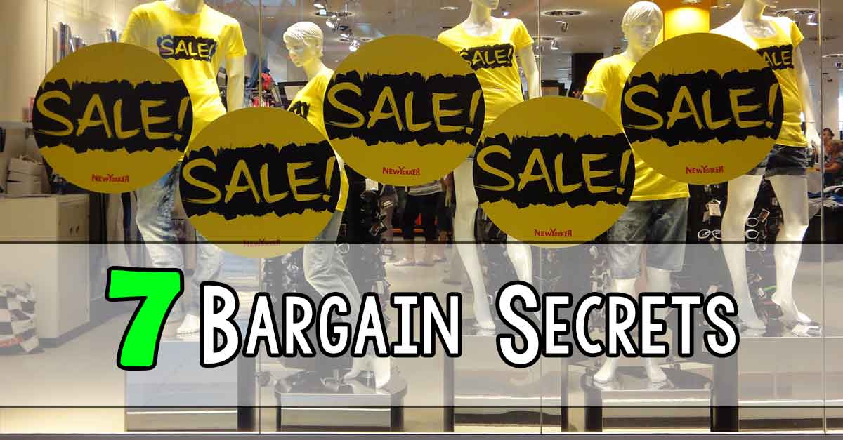 7 Bargain Secrets
